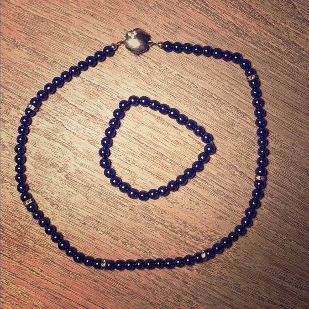 Hematite necklace & bracelet